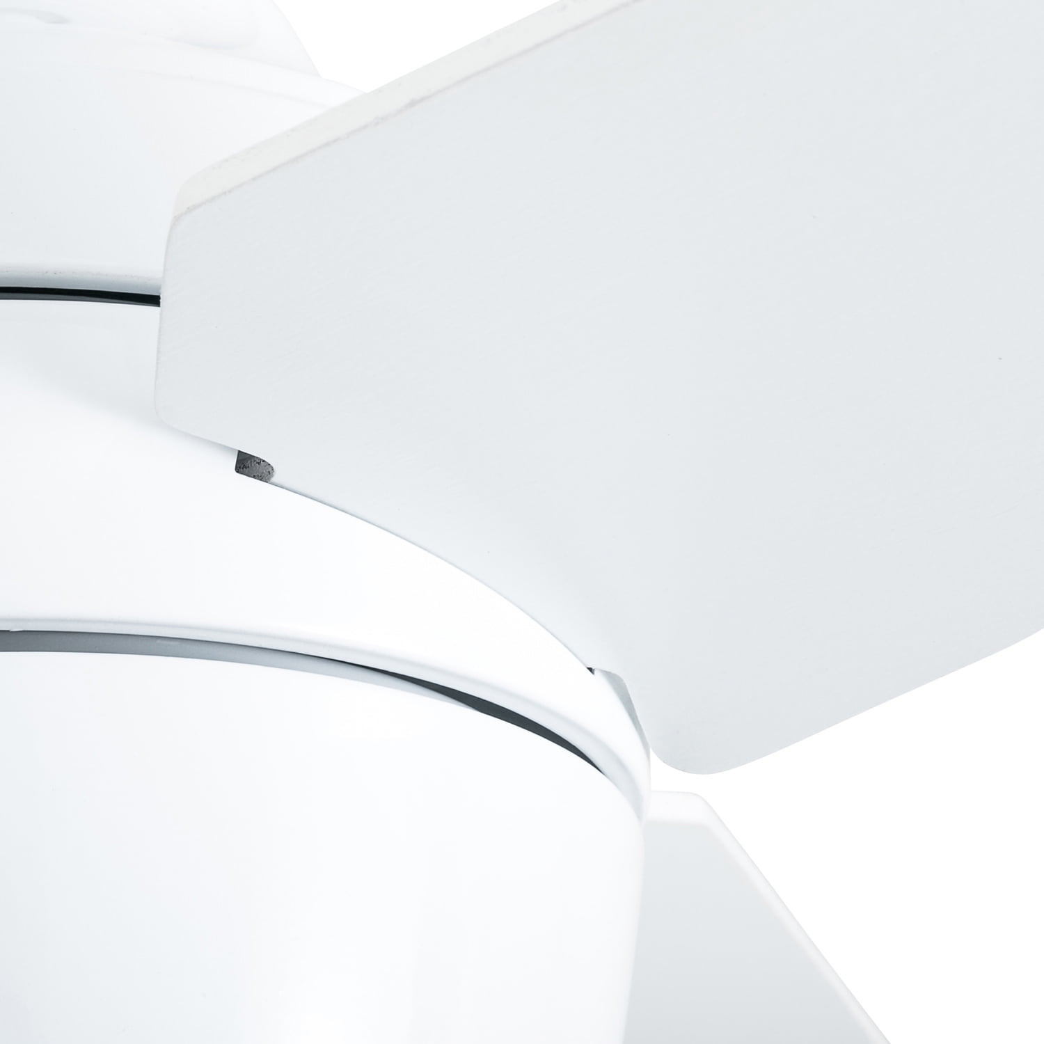 Honeywell Eamon 52" Modern Bright White Remote Control Ceiling Fan with Integrated LED Light, 3 Blade