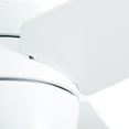 thumbnail image 4 of Honeywell Eamon 52" Modern Bright White Remote Control Ceiling Fan with Integrated LED Light, 3 Blade, 4 of 10