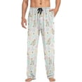 thumbnail image 3 of GZHJMY Alpaca Pajama Pants for Men, Lounge Pants Lightweight Men Pajama Bottoms with Drawstring Pockets, Christmas New Year Birthday Gifts, X-Large, 3 of 6