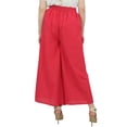 thumbnail image 5 of Phagun Solid Pink Ladies Fisherman Harem Pants Self Tie Waist Casual Wear-S, 5 of 7