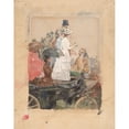 thumbnail image 2 of Childe Hassam 15x18 Gold Ornate Wood Frame and Double Matted Museum Art Print Titled - Spectators at the Grand Prix (1888), 2 of 4