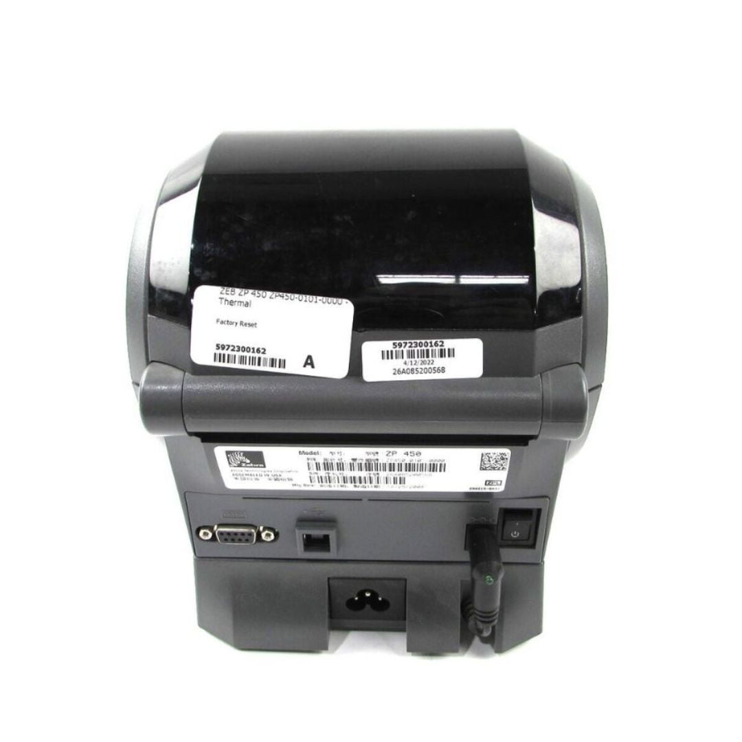 Zebra ZP 450 Label Thermal Monochrome Bar Code Printer ZP450-0501-0006A - 3