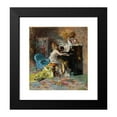 thumbnail image 2 of Giovanni Boldini 15x16 Black Modern Framed Museum Art Print Titled - Lady on the Piano (Woman at a Piano), 2 of 5