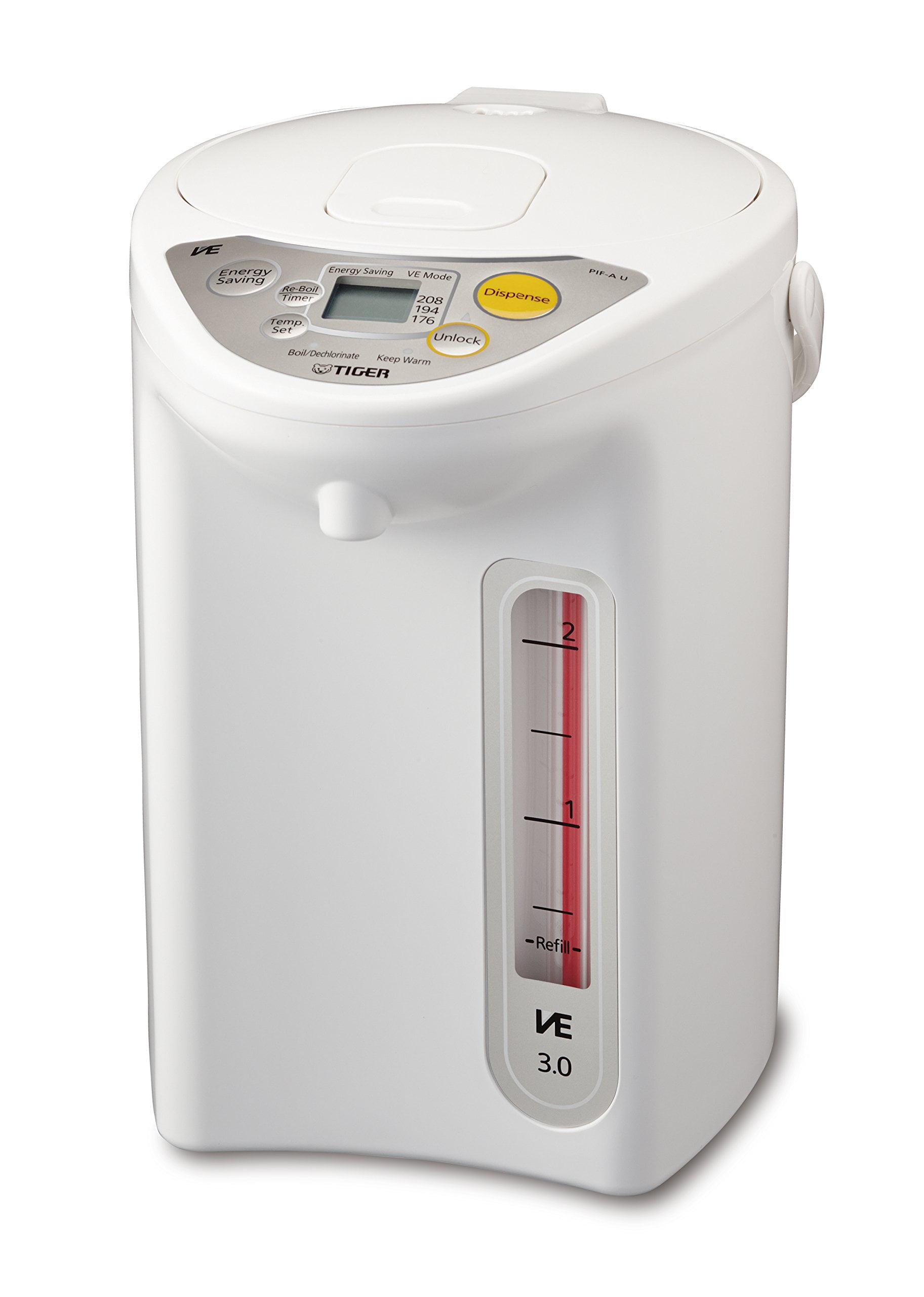 Tiger Electric Water Boiler & Warmer, 3 L, White