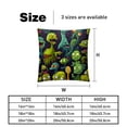 thumbnail image 5 of Alien Velvet Bed Pillow Set with Unique Patterns in Sizes 16x16, 18x18, and 20x20 Inches - Includes 2 Chair Pillow Covers, Throw Pillow Covers, Bed Pillow for Any Occasion, 5 of 6