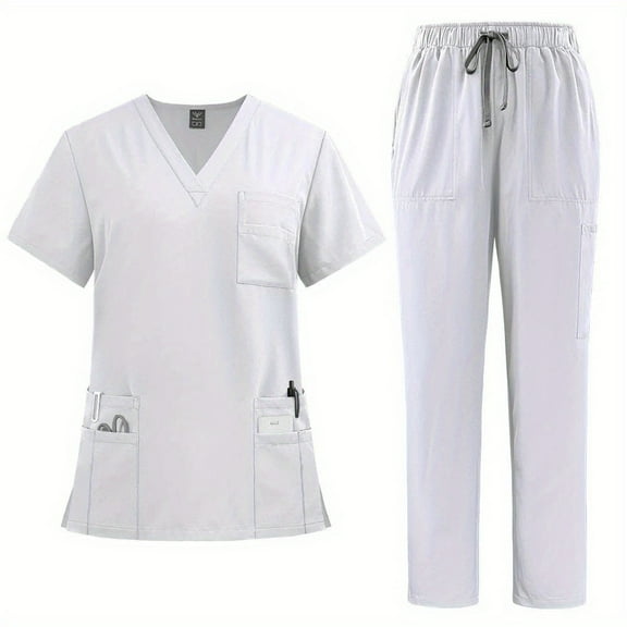 Hand Washing Workwear, Doctor and Nurse Work Uniforms, Operating Room Straight Leg Pants, Women Garment