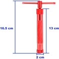 thumbnail image 4 of Loriketty Paste Craft Clay Extruder - 20 Patterns for Sugar Paste, DIY Cake Decorating - Red, 4 of 6
