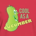 thumbnail image 3 of CafePress - Cool Cucumber T Shirt - Women's Traditional Fit Dark T-Shirt, 3 of 4