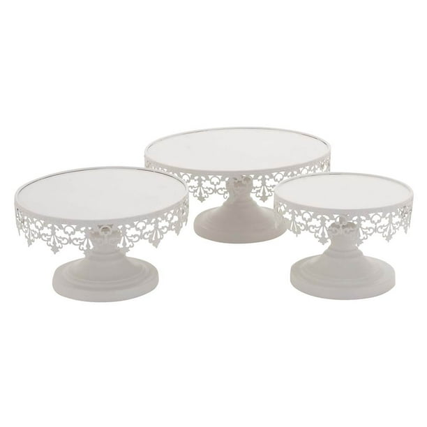 3PC Elegant Metal Cake Stand Set