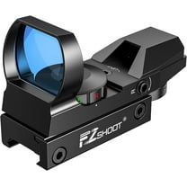 Red Dot Sight Scope 4 Adjustable Reticles Holographic Optic with 20mm Rail Mount for Hunting