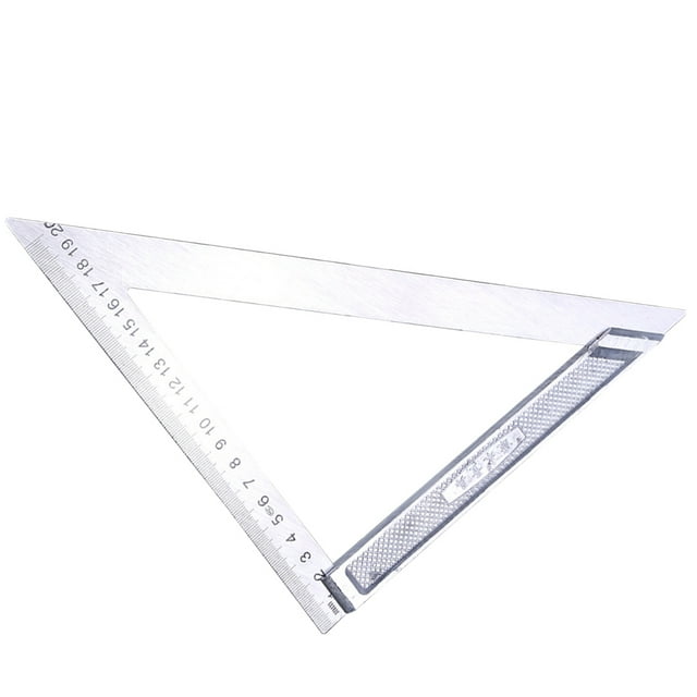 Herramientas de Carpintería Métricas Soledad Regla Triangular de Acero Inoxidable 200mm