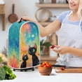 thumbnail image 3 of HELLHERO Cat Color Space Design Coffee Machine Dust Cover for Home Kitchen Multifunctional for Kitchen Use with Machine Washable, 3 of 6