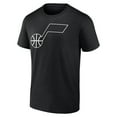thumbnail image 2 of Men's Black Utah Jazz Taylor Logo T-Shirt, 2 of 3