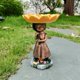 thumbnail image 5 of Árbol decorativo para jardín, artesanía con dedos, gallo, girasol, niña, jardinería, colibrí, bebida, agua, alimentación, cucharón de resina, 5 of 5
