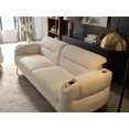 thumbnail image 2 of Zoe Sofa with Cut Chenille & Lumbar Support in Cream, 2 of 5