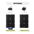 thumbnail image 3 of 18W 12V Solar Panel Kit Off Grid Monocrystalline Module with Solar Charge Controller SAE Connection Cable Kits, 3 of 9