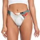 thumbnail image 1 of Fotbe Cockatoo Red Berries Tanga Sin Costuras para Mujer con Estampado – Panties Invisibles, Transpirables y Cómodos para Uso Diario-X-Small, 1 of 6