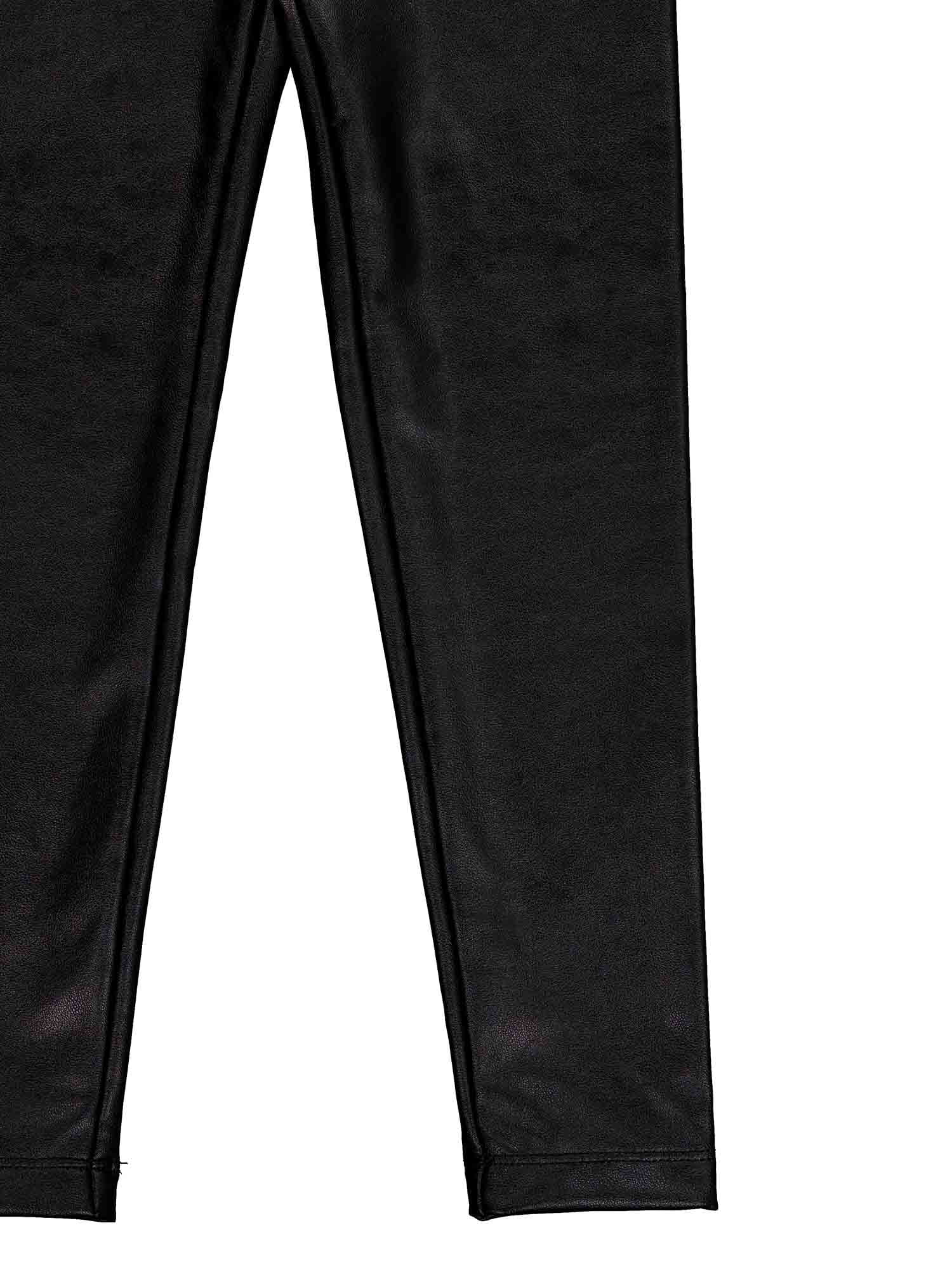 Wonder Nation Girls Pleather Skinny Legging, Sizes 4-18 & Plus