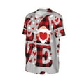 thumbnail image 2 of Balery Buffalo Plaid Love And Gnome Baseball Jersey for Men Casual Button Down Shirts Short Sleeve Active Team Sports Uniform-Medium, 2 of 9