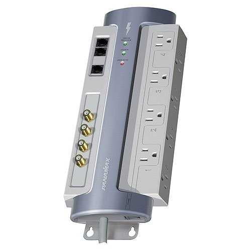 Panamax PM8-AV 8 Outlet Surge Protector, Retail Packaging, 1 Count