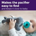 thumbnail image 4 of Philips Avent Soothie Snuggle Pacifier Holder with Detachable Pacifier, Seal, 0M+, SCF347/04, 4 of 11