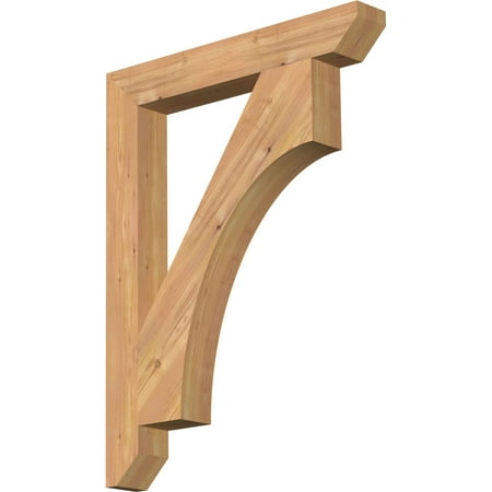 

Ekena Millwork 3 1/2 W x 26 D x 34 H Westlake Slat Smooth Bracket Western Red Cedar