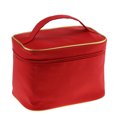 thumbnail image 1 of Bolso de Maquillaje para Mujer Soporte de Almacenamiento de Artículos de Tocador Organzier Pouch Zip - Rosa, Como Se Describe rojo Sunnimix Maletín de maquillaje, 1 of 8