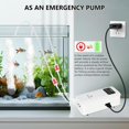 Battery Powered Aquarium Air Pump, USB Rechargeable Aerator Fish Tank