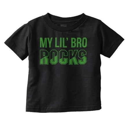 

Brother Youth Toddler T-Shirt Tees Tshirts Lil Bro Rocks Little Older Son Shower