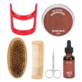thumbnail image 4 of Kit profesional para el cuidado de la barba, peine para barba, cepillo de tijera, Kit de crema de aceite hidratante para barba, 4 of 5