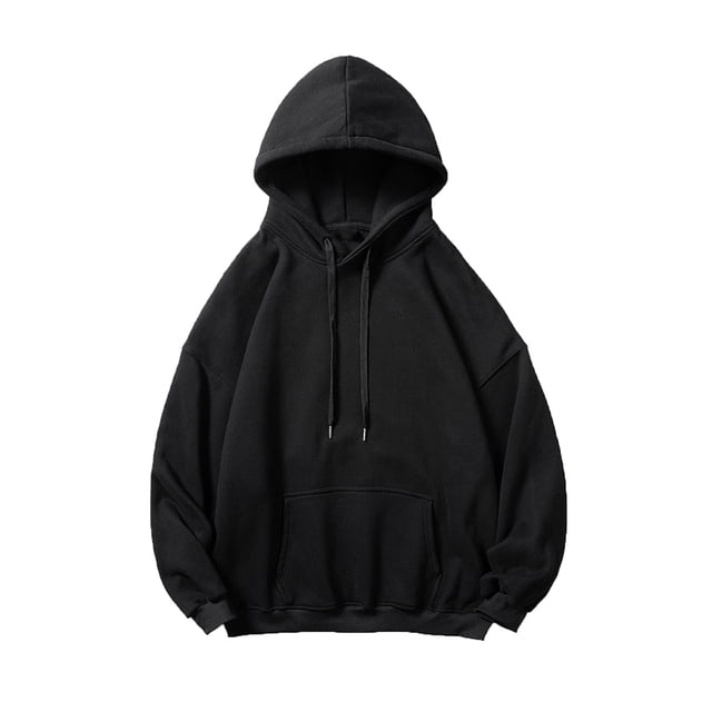 LAJPXKHY Plus Size Hoodies for Men Drawstring Long Sleeve Oversized Sweatshirts Fleece Lined Casual Pullover Tops with Pockets