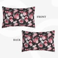 thumbnail image 4 of Fotbe Rose Flowers Pillow Cases - Envelope Closure - Luxury, Extra Soft, Cooling Pillow Covers - Wrinkle, Fade, Stain Resistant-16"x24", 4 of 8