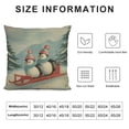thumbnail image 5 of Nawypu  Christmas Pillow Covers  Polar Bear Snowman Penguin Throw Pillow Covers Xmas Winter Pillowcase Home Decor Living Room House Decorative Cushion Case for Sofa Couch, 5 of 5