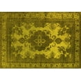 thumbnail image 1 of Ahgly Company Machine Washable Indoor Rectangle Oriental Yellow Industrial Area Rugs, 5' x 8', 1 of 4