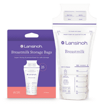 Lansinoh Breastmilk Storage Bags for Breastfeeding Moms, 25 Ct