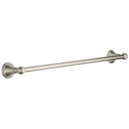 Delta Escutcheon & Base Plates Crestfield 24 in. Towel Bar in Satin Nickel 138031.0