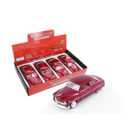 1949 Mercury Coupe , Red - Showcasts 77225D - 1/24 Scale Diecast Model Car