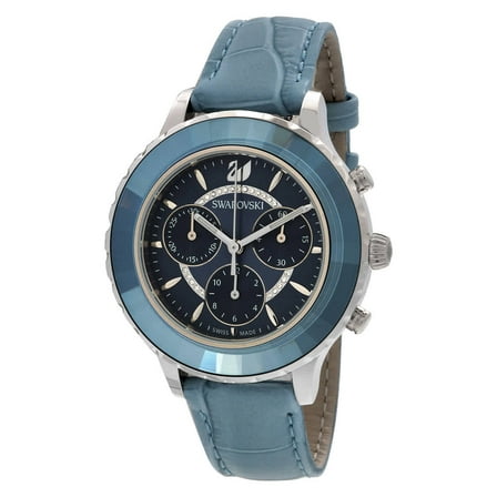 Swarovski Octea Lux Chrono Chronograph Quartz Blue Dial Ladies Watch 5580600