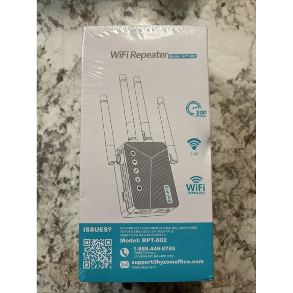 Wifi Repeater Model Rpt-002 New! Hyzom