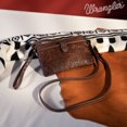 thumbnail image 4 of Wrangler Clutch Wristlet Purse Western Crossbody Bags for Women, Tooling-Coffee, 4 of 6
