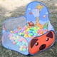 thumbnail image 2 of Kids Ball Pit Ball Tent Toddler Ball Pit with Basketball for Children (Blue Fawn), 2 of 4