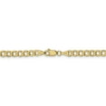 thumbnail image 3 of Primal Gold 14 Karat Yellow Gold 4.3mm Semi-solid Curb Chain, 3 of 5