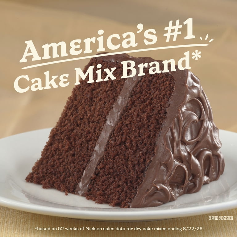 Betty Crocker Milk Chocolate Cake Mix 13.25 oz, Moist and