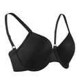 thumbnail image 4 of MDUKONU Women’s Bras Womens Seamless Wireless Supportive Bra Push Up Comfort Soft No Underwire Full Coverage T-Shirt Bra Black 75I, 4 of 4