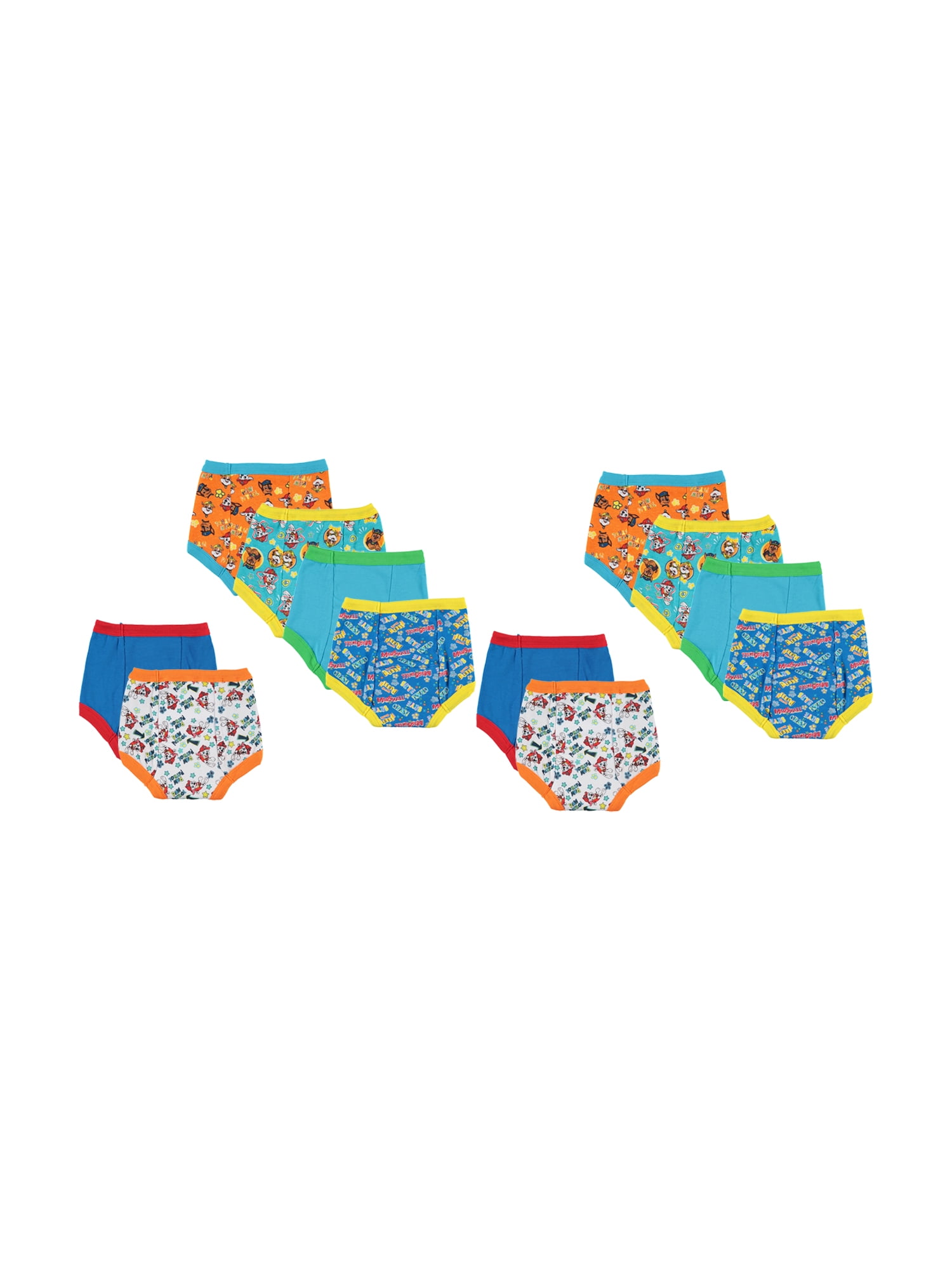 Paw Patrol Toddler Boys Training Pants, 12-Pack, Sizes 2T-4T