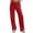 Red, variant on Telankuip Wide Leg Sweatpants for Women Interior Drawstring Elastic Waisted Cute Y2k Straight Casual Pants Baggy Soft Comfy Solid Color Workout Trousers with Pockets Red XL