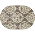thumbnail image 2 of Art Carpet 841864103045 4 x 6 ft. Arabella Collection Medallion Woven Area Rug, Gray, 2 of 4