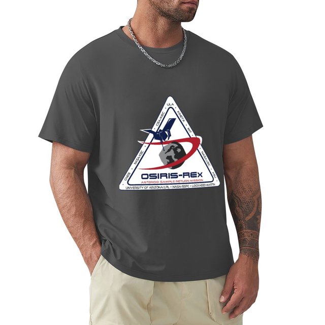 Osiris Rex-Camiseta con Logo de Partners de Ciencias ropa estética en blanco de pesos pesados ropa para hombre