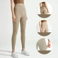 thumbnail image 2 of Mallas de Yoga para mujer, pantalones deportivos transpirables para correr, ciclismo, cintura alta, ropa de gimnasio para entrenamiento de verano, 2 of 5