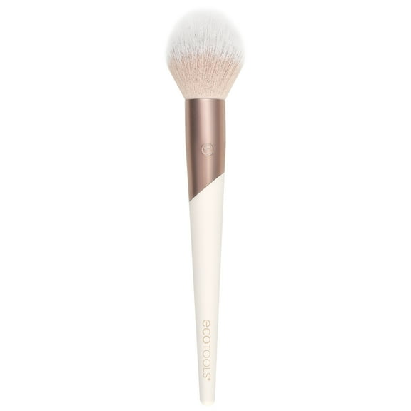 EcoTools Luxe Professional Plush Powder Makeup Brush, Complexion Brush, 1 Count